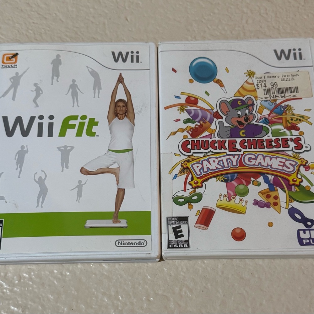 Nintendo White Wii Games Collection
